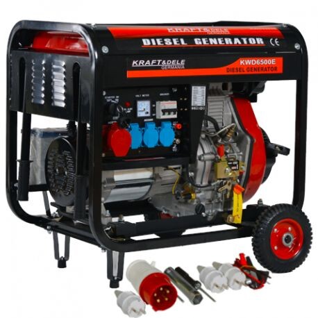 Naftová elektrocentrála 6500W 12/230/380V KD120
