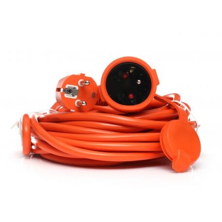 Záhradný predlžovací kábel s klapkou 10m KD4023