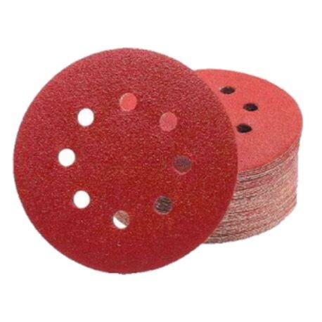 Brusný papier kruhový 50 ks 125mm P100 s otvormi KD11810