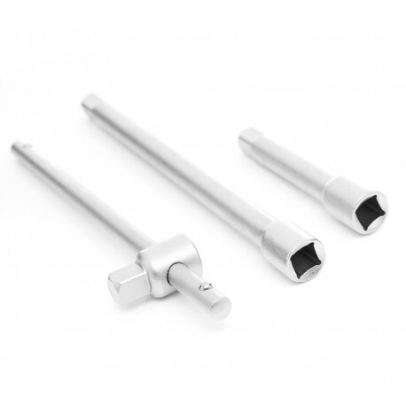 Sada nástavcov - predĺženie + vratidlo 3ks 1/2'' KD10200