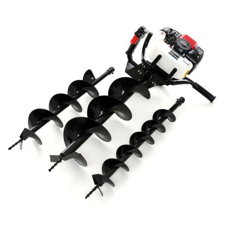 Motorový zemný vrták 5,2HP 3 vrtáky KD174