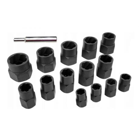 SADA ZÁSUVKOV PRE STROJOVÉ SKRUTKY 1/2'' - 15 EL. KD11793