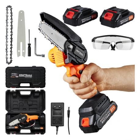 Akumulátorová reťazová píla 4'' 21V KD10627