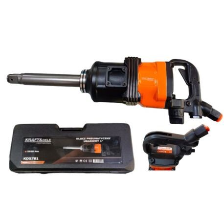Pneumatický rázový uťahovák 1'' 5500Nm + kufrík + 2 hlavice KD5781