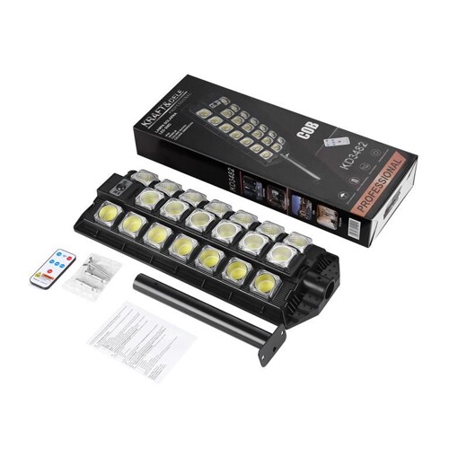 LED SOLÁRNA LAMPA S DIAĽKOVÝM OVLÁDANÍM KD3482