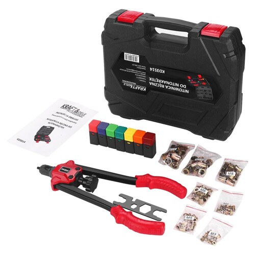 Sada nitovacích klieští na nitovacie matice KD3514