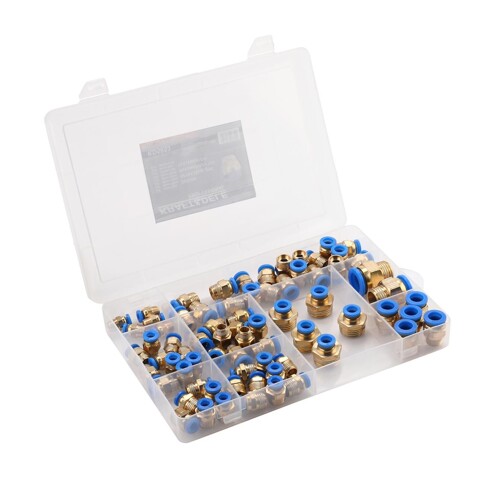Pneumatické rýchlospojky 72 kusov KD5853