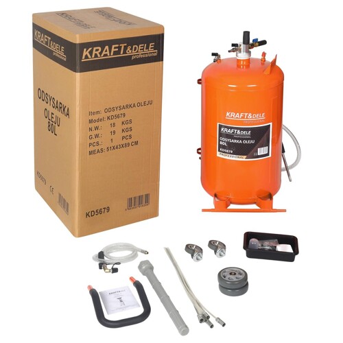 Olejová odsávacia jednotka 80L KD5679