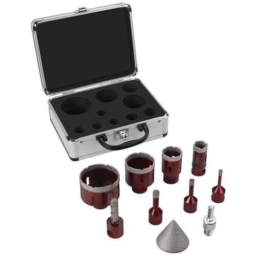 SADA DIAMANTOVÝCH DIEROVÝCH PÍL + KÓNOVÝ FRÉZ KD12642