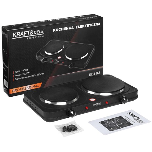 Elektrický sporák 2600W 155+185mm KD4166