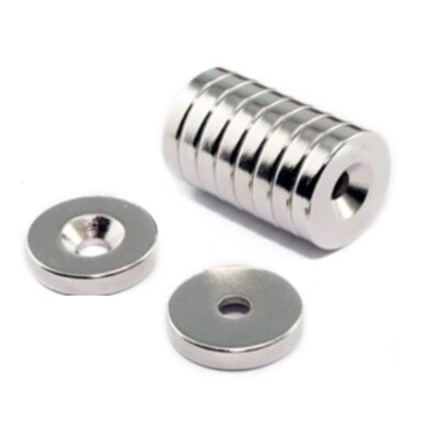 Neodynový magnet s otvorom 14x3mm 10 ks. KD11833