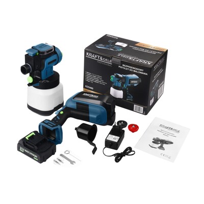 Akumulátorová striekacia pištoľ 21V 2500mAh KD5480