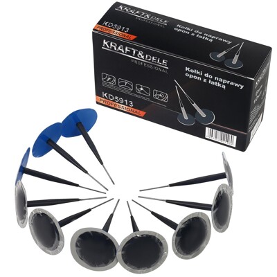 Kolíky na opravu pneumatík so záplatou 6 mm 10 kusov KD5913