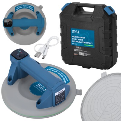 Nabíjateľná prísavka 200 mm 200 kg USB-C WDS2691