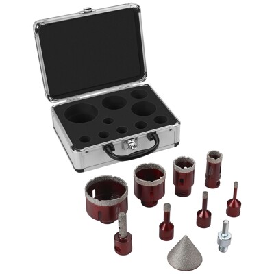 SADA DIAMANTOVÝCH DIEROVÝCH PÍL + KÓNOVÝ FRÉZ KD12642