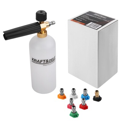 Penová pištoľ + 7 trysiek 1L KD1270