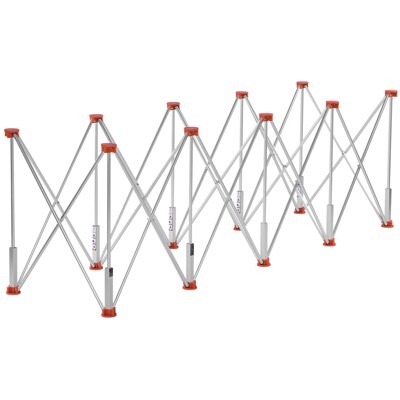 Obkladací stôl s 10 nohami 222x60x75cm KD11981