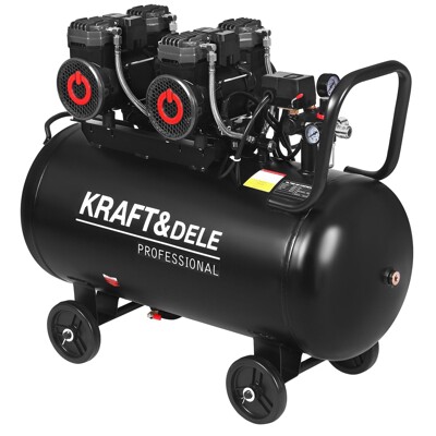 Bezolejový kompresor 100L 2x2200W KD4083