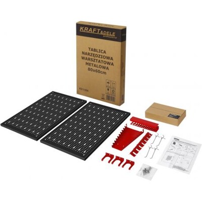 TABLICA NARZĘDZIOWA WARSZTATOWA METALOWA 80x60cm KD11896