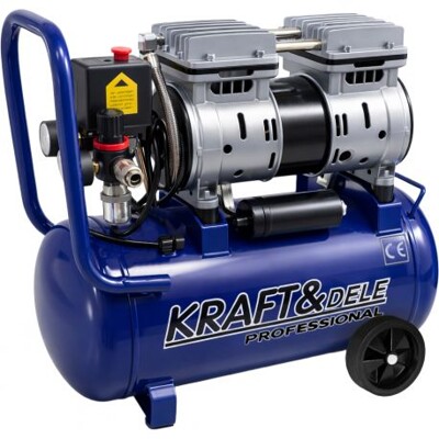 Kompresor bezolejowy 24L 1200W 220L/min KD4099