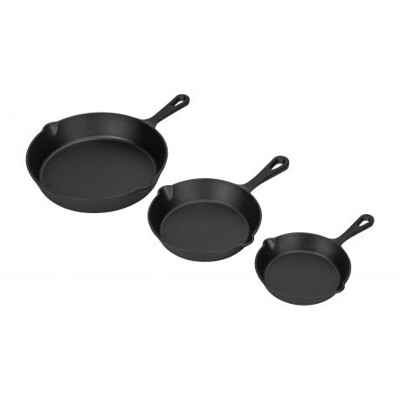 Zestaw patelni żeliwnych 3szt. KD4416