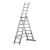 Hliníkový rebrík 3x14 KD3009